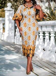 Fleurora 春夏 秋冬 优雅通勤 办公室 彩色针织 V 领 主教袖 紧身连衣裙 中长袖 大码连衣裙 优雅服装 优雅女装 女士夏季服装 女士度假服装 女士春季服装 女士春季连衣裙 女士夏季服装 波西米亚风 非洲女装 波西米亚风女装 春假服装 女士端庄服装 大码连衣裙 优雅大码夏季服装 大码夏季连衣裙 大码连衣裙 夏季 夏季连衣裙 夏季连衣裙 女装 夏季连衣裙 女士夏季服装 春季连衣裙 春季连衣裙 - 彩色 - 查看 5