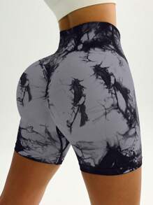 SHEIN Sports Seamless Softness Sports Biker Shorts Stretchy Shorts