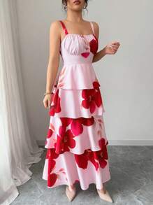 Selianne 合身无袖优雅露背设计女式连衣裙