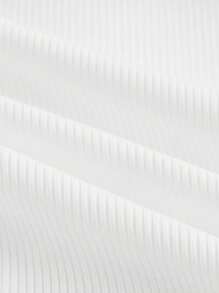 Slaydiva 2 Pieces Set Women Casual Notch Collar Ruched Fitted Rib Fabric Tank Top Set, Suitable For Summer - Multicolor - View 8