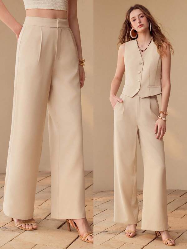 MOTF PREMIUM TAILORED WIDE LEG PANTS