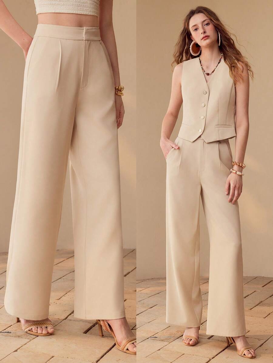 MOTF PREMIUM TAILORED WIDE LEG PANTS