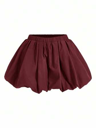 COSMINA 여성용 솔리드 컬러 플리츠 미니멀리스트 캐주얼 팬츠