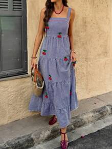 Flora Isola Flora Isola Fashionable Long Dress For Women, Vacation Style - Multicolor - View 3