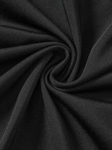 SHEIN Maternity Solid Color Casual Camisole, Versatile Spring Women's Clothing - Black - View 4