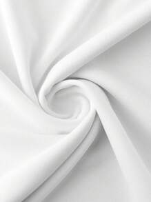 SHEIN Women Letter Print Round Neck Short Sleeve Casual T-Shirt - White - View 3