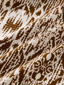 Girls' Elegant Casual 2pcs Set, Solid Pink Short Sleeve Top And Floral Print Pants, Loungewear,Summer,Travel - Multicolor - View 6