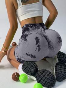 SHEIN Sports Seamless Softness Sports Biker Shorts Stretchy Shorts