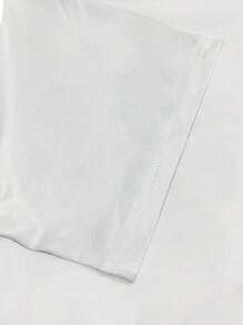 Manfinity Dauomo Vintage Doberman Graphic Customized Men's T-Shirt, Spring/Summer - White - View 3