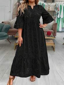 SHEIN LUNE Plus Size Dresses Valentine Red Dress Maxi Dresses For Women Summer Dresses