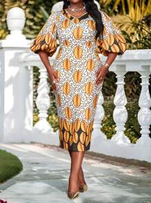 Fleurora 春夏 秋冬 优雅通勤 办公室 彩色针织 V 领 主教袖 紧身连衣裙 中长袖 大码连衣裙 优雅服装 优雅女装 女士夏季服装 女士度假服装 女士春季服装 女士春季连衣裙 女士夏季服装 波西米亚风 非洲女装 波西米亚风女装 春假服装 女士端庄服装 大码连衣裙 优雅大码夏季服装 大码夏季连衣裙 大码连衣裙 夏季 夏季连衣裙 夏季连衣裙 女装 夏季连衣裙 女士夏季服装 春季连衣裙 春季连衣裙 - 彩色 - 查看 6