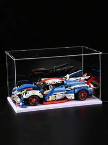 Display Case For Collectibles Assemble Clear Acrylic Box Alternative Glass Case For Display Action Figures Home Storage & Organizing Toys - Multicolor - View 3