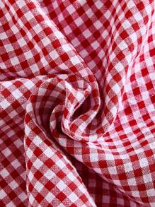 SHEIN Young Girl Strawberry Bowknot Strap Top And Shorts Set - Multicolor - View 8