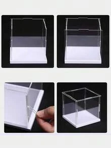 Display Case For Collectibles Assemble Clear Acrylic Box Alternative Glass Case For Display Action Figures Home Storage & Organizing Toys - Multicolor - View 12