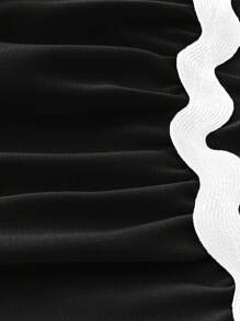 SHEIN Set de 2 piezas de top y pantalones de maternidad, simples y elegantes, adecuados para el verano