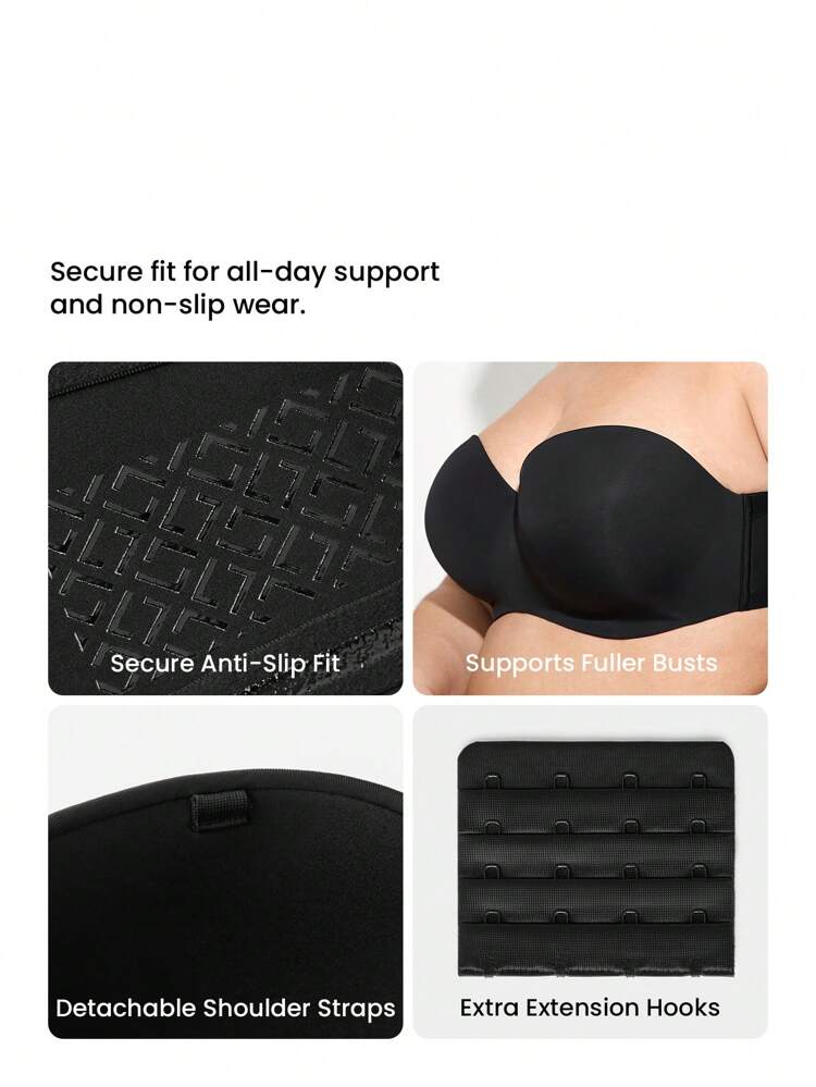 Plus Strapless Push-Up Bra