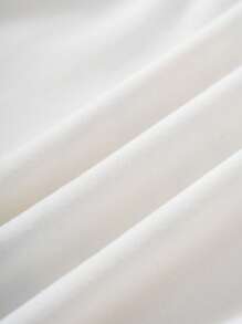 Nick 90s | SHEIN 女婴 2 件套卡通可爱甜美休闲风格白色卡通图案 T 恤和紫色圆点短裤套装，适合春夏季 - 紫色 - 查看 6