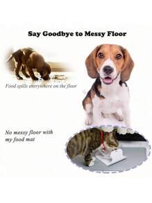 1 件猫/狗爱好者礼物和狗/猫妈妈爱宠物食物垫，粉色硅胶防水猫爱好者和猫妈妈爱喂食垫，凸起边缘，防溢出防滑猫/狗爱好者礼物和狗/猫妈妈爱宠物碗垫 - 粉色 - 查看 4