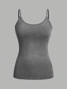 SHEIN EZwear 4 件装休闲简约女式吊带短款上衣，适合夏季 - 彩色 - 查看 8