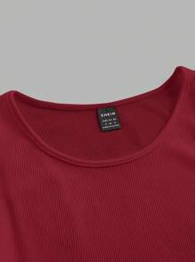 2 chiếc áo crop top nữ màu đen và đỏ tía, gợi cảm và bó sát, mùa hè - Nhiều màu - Xem 8