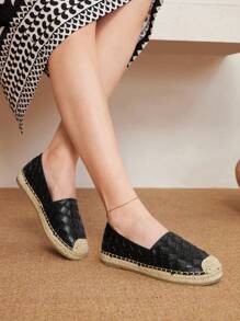 Styleloop Gold Glitter Rhinestone Embellished Casual Vacation Fisherman Shoes Spring Shoes Spring Break Easter - Black - View 4