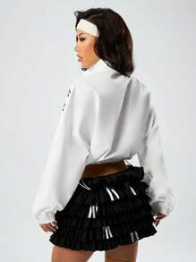 SHEIN Sport Studio Minimalist & Fashionable Yoga Jacket, Suitable