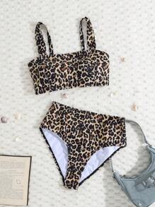 Beach Summer Outfit For Women, Swimwear Set (Random Print) - Multicolor - View 3