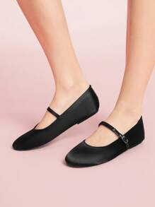 CUCCOO DOLLMOD Women's Black Cute Flat Casual Shoes Suitable For Middle School Students - Black - View 4