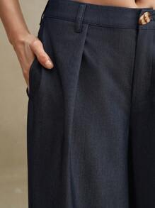 Anewsta New Design Loose Casual Wide Leg Palazzo Pants, Lightweight And Elegant, Suitable For Business, Commute And Vacation For Women