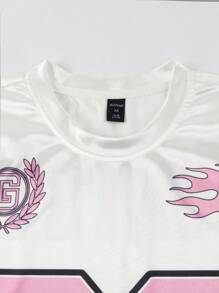 ROMWE MEN Prep 男士运动背心套装、运动衫套装 - 白色 - 查看 3