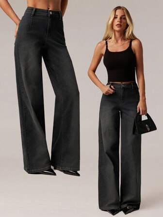 SHEIN Forever 21 Spring&Summer Women Romantic/Prom/Formal/Birthday/90s /Business Casual/Elegant/Western Wear/Going Out/Fashion/Casual/Y2k Clothes/Club/Office /Cocktail/Vintage/Bodycon/Rave Outfits/Funny/Classy/Old Money/Streetwear/Vacation/Country Concert/Work/Modest/Spring Break/Bachelorette Outfits/Concert/Baddie/Basic/Graduation/Blue Washed/Low Rise/Baggy/Straight Leg/Wide Leg/Cowgirl Outfits/Black Jeans