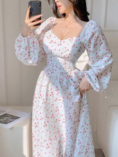 Feyla Lång fritidsklänning för kvinnor, minimalistisk och fashionabel för vardagsbruk