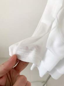 Chiquease Conjunto de 2 Peças com Top Elegante de Chiffon Ombro à Mostra Assimétrica e Saia Rodada, Primavera/Verão