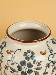 Cirelle 复古欧式花卉设计花瓶 - 彩色 - 查看 5