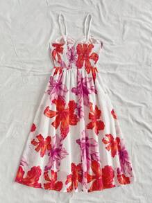 Soleia 女士休闲简约中长连衣裙，日常女士夏季连衣裙度假装女士沙滩裙热带度假女士衣服夏威夷