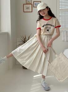 Dazy Kids Tween Girl Fall Skirt - White - View 6