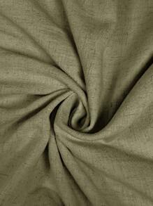 SHEIN Clasi Women's Spring/Summer Casual Solid Color Batwing Jumpsuit - Army Green - View 4