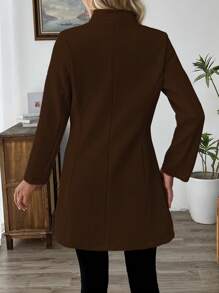 SHEIN Clasi 女士休闲度假立领修身夹克秋冬女装