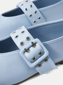 MOTF PREMIUM VINTAGE EYELET GROMMET FLATS, ALL SEASON, AUTUMN/WINTER