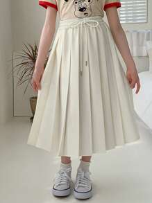 Dazy Kids Tween Girl Fall Skirt - White - View 4