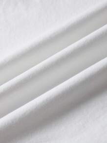 HARRY POTTER X SHEIN Young Boys College, Magic Cute Cartoon Characters And Monogram Short Sleeve T-Shirt, Summer - White - View 3