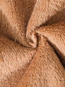 1 件装年轻男孩休闲学院风针织毛衣，带条纹细节，高领，宽松版型 - 适合返校、日常穿着、秋冬装 - 卡其色 - 查看 7