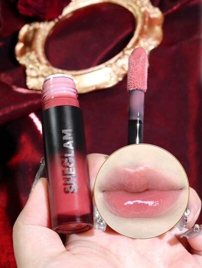 Ember Rose Immortal Love Pflegender Lipgloss-Bedingungsloses Geschenk Zum Valentinstag Rosa FlüSsiger Lippenstift HochgläNzendes Finish Ultra-Feuchtigkeitsspendendes Lipgloss Leuchtender Glanz Nicht Klebendes Li-Make-Up Marke SchöNheit Make-Up Kosmetik FüR Damen MäDchen Perfekt FüR Herbst Winter Ideal FüR Y2K Schick Mode Geeignet FüR Geburtstag Weihnachten PräSent Party Fertig Beste Farbe