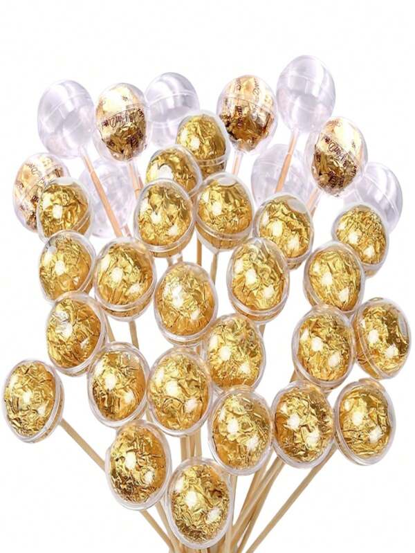 SHEIN Chocolate Holder,Clear Balls Acrylic Chocolate Box Holder,Chocolate Candy Holder Case,Chocolate Bouquet Flower Holder,Chocolate Covers Suitable For DIY Chocolate Bouquet Flower Packaging