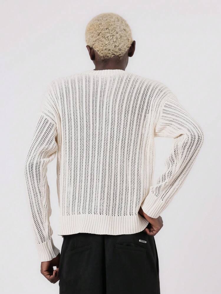Open Knit Lightweight Breathable Sweater