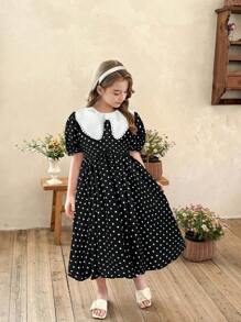 LMoss Kids LMoss Tween Girls Dresses - Black and White - View 4