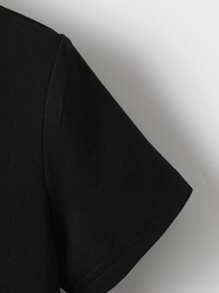 GraphicGems Toddler Boys "Jesus Loves Me" Bible Quote Print Round Neck Short Sleeve Black T-Shirt Boys Clothes Kids T Shirt Boys Clothing Young Boys T Shirts