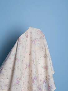 PalaceNights 2pcs Embroidery Trim Layered Collar Button Single-Breasted Ditsy Floral Top And Pants Pajama Set - Multicolor - View 7