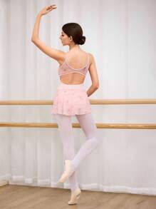 Dansine 夏季简约纯色无袖舞蹈服