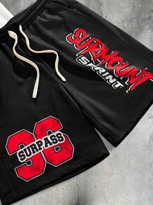 Manfinity VCAY Men Digital Print Loose Knit Short Sleeve T-Shirt Set - White - View 3